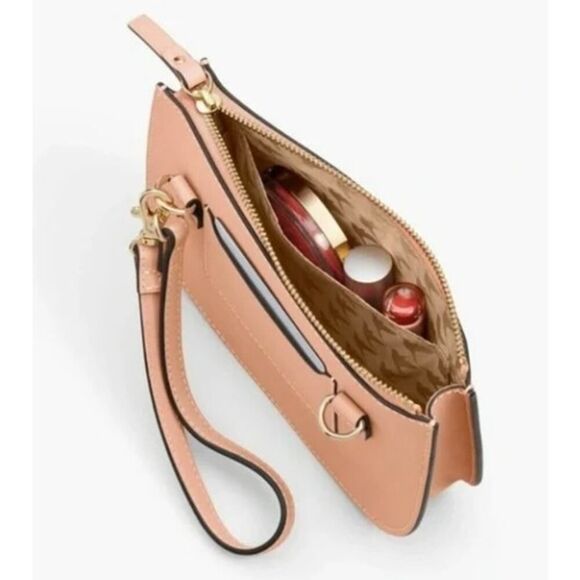 Lo & Sons Waverley 2 Pink Rose Quartz Crossbody Wristlet Belt Bag - Picture 4 of 10